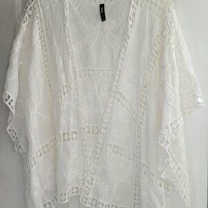 Torrid Tonal Embroidered Ruana - One Size - New